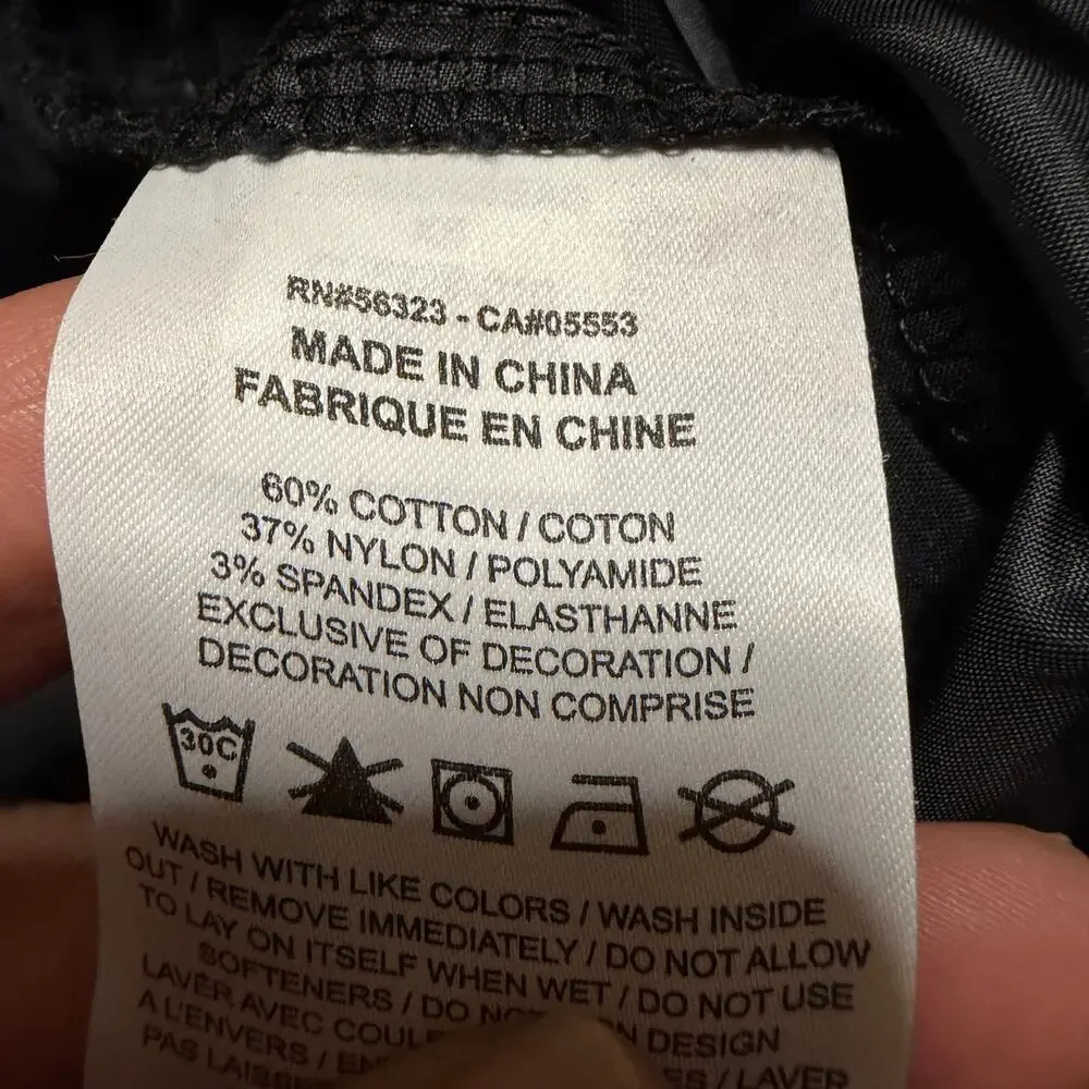 Nike Sportswear Icon Clash Pants Womens XS Woven Pants Black Wide CU5979-010